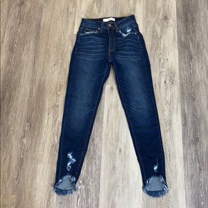 NWOT Womens size 24 kancan jeans- high waisted